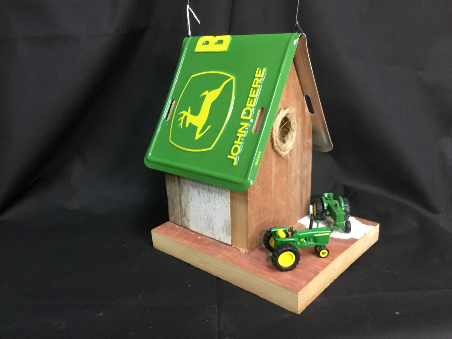 John Deere decorative birdhouse