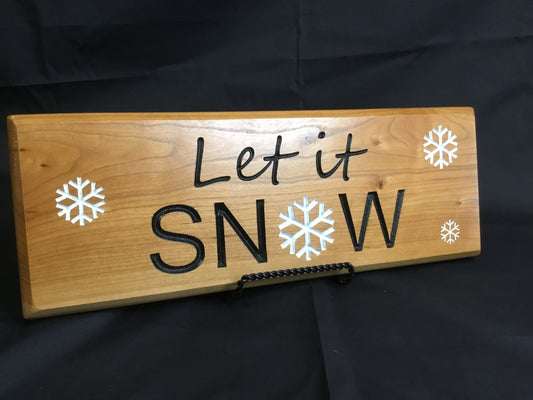 Let it snow sign