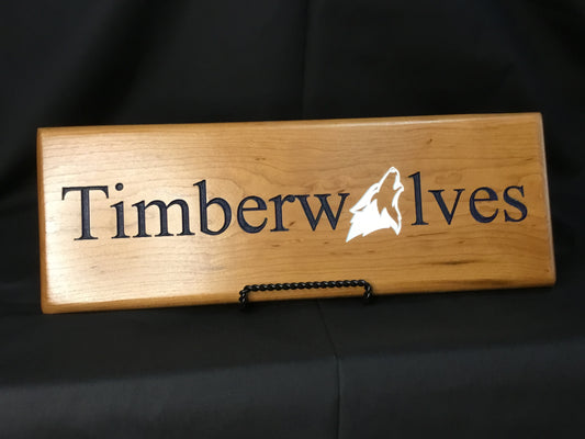 Timberwovles sign