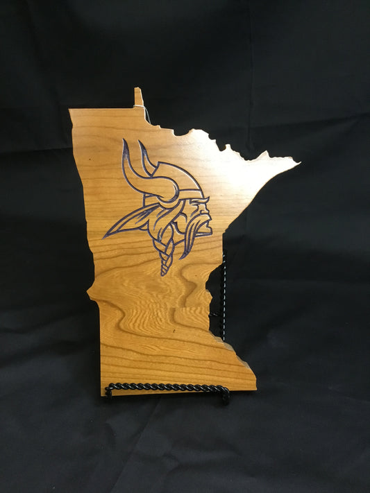 State of MN with Viking logo