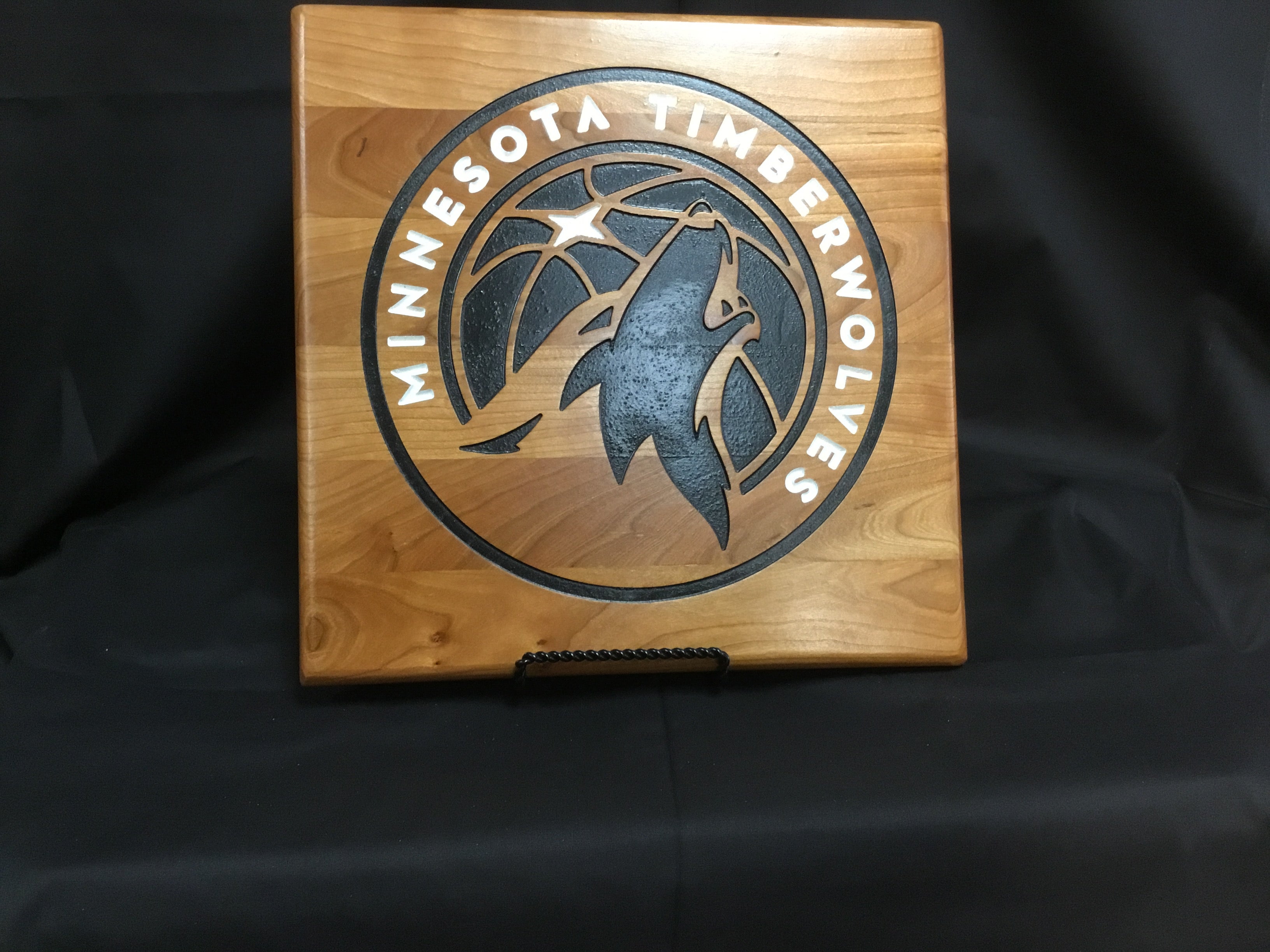 Minnesota Timberwolves Sign – Timm Custom Woodworking